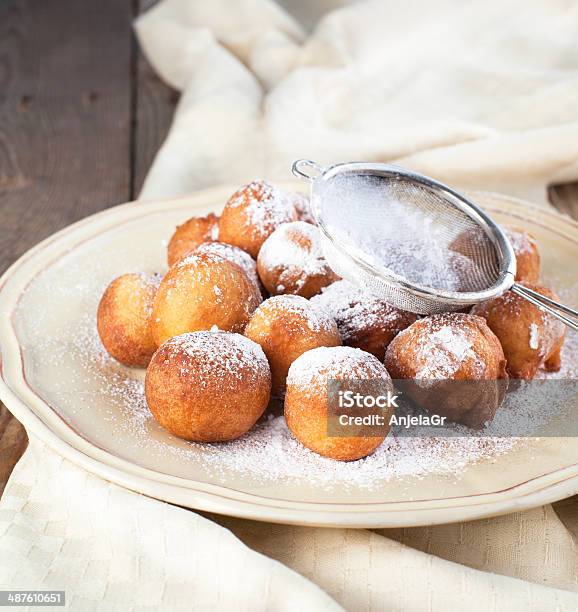 Sugar And Cinnamon Fritters Stock Photo - Download Image Now - Backgrounds, Baked Pastry Item, Bakery