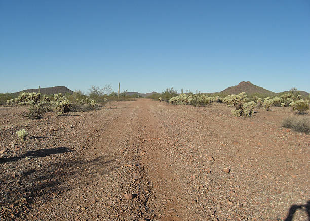 desert road stock photo
