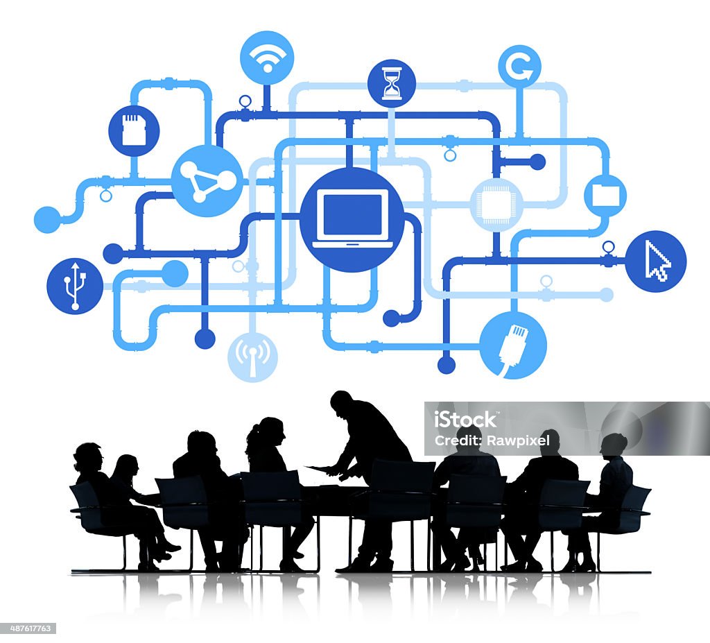 Connection Computer Stock Image The Computer Network Connection Stock Photo - Download Image Now ...