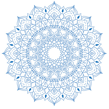 Mandala. Round Ornament Pattern. Vintage decorative elements. Hand drawn background. Islam, Arabic, Indian motifs.
