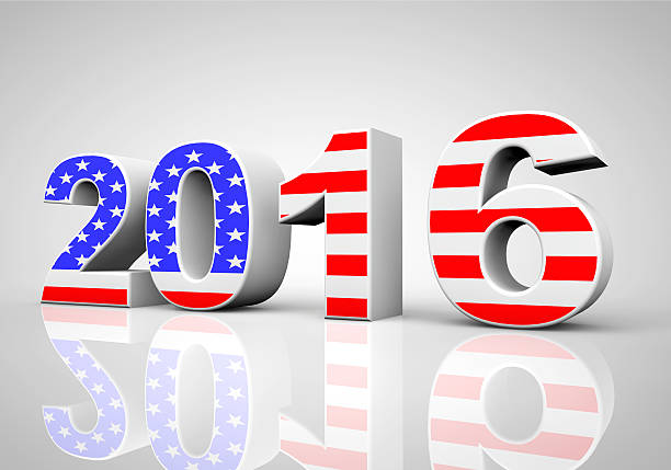istock New Year 2016 Sign as USA Flag 487618410