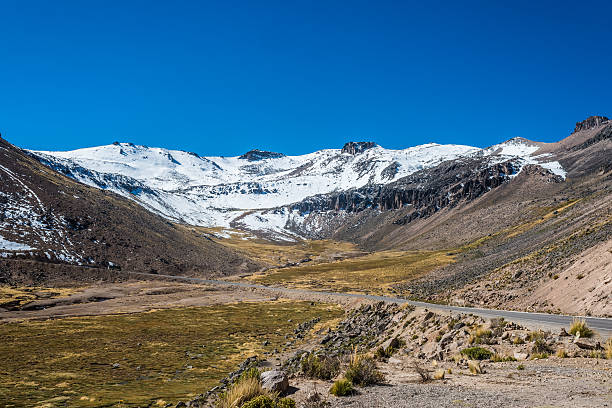 istock road  Aguada Blanca peruvian Andes Peru 487620211