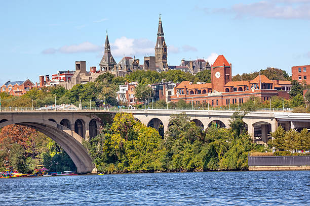 istock Key Bridge Georgetown University Washington DC Potomac River 487621229