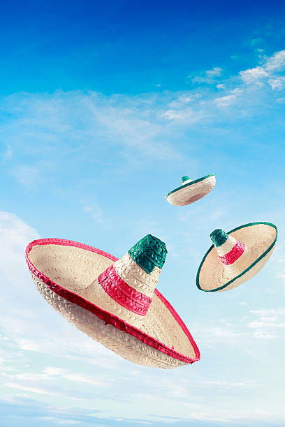 istock Mexican hat / sombrero in the sky 487622398