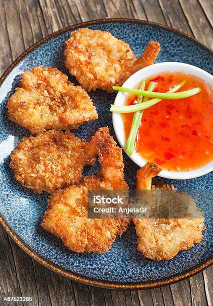 Coconut Shrimp Butterfly Shrimp In A Crunchy Coating Stock Photo - Download Image Now