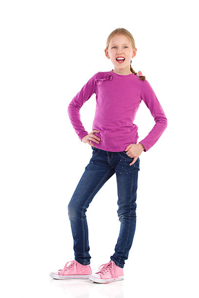 istock Shouting little girl posing. 487624957