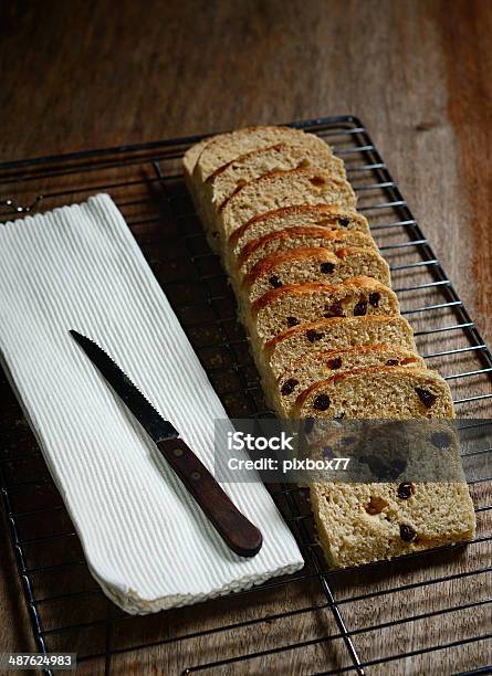 Raisin Bread Stock Photo - Download Image Now - Backgrounds, Baked, Bakery