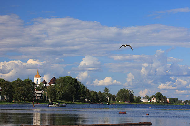 istock Ancient Northern Russian town Kargopol 487627264