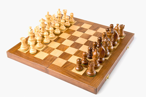 Chess piece in board