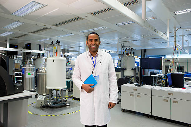 istock Male Working with Specialist Scientific Equipment 487636196