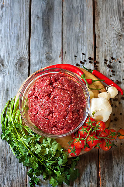 Minced meat with vegetables