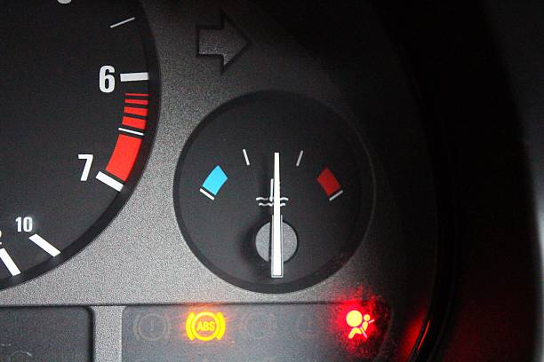 istock Coolant gauge and service lamps 487649883