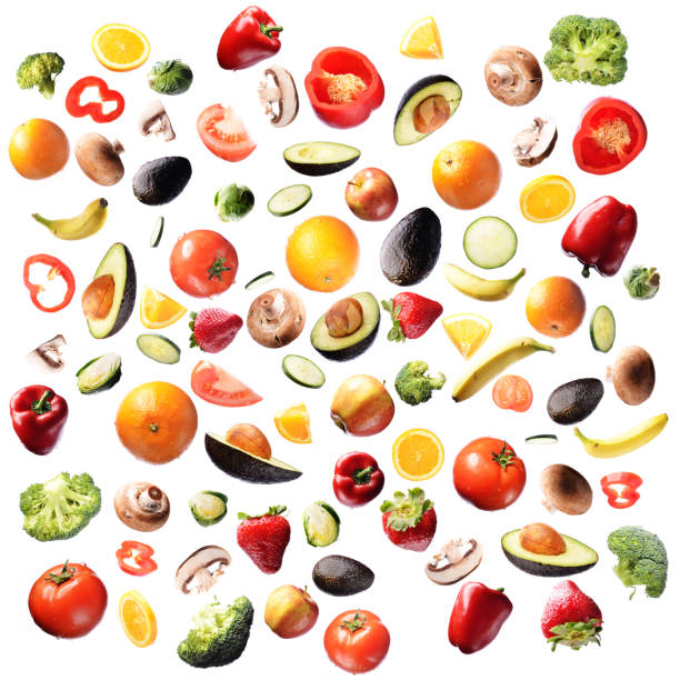 Colorful Healthy Food Pattern