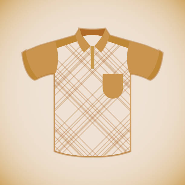 ubrania koszula polo - sports uniform closet sports clothing variation stock illustrations