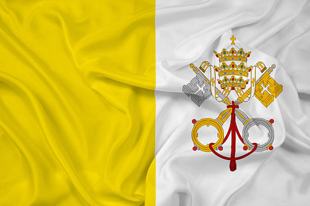 istock Waving Vatican City Flag 487651187