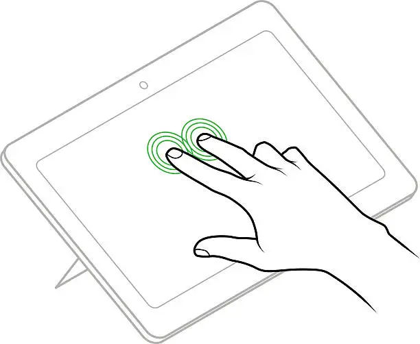 Vector illustration of User Interface Gesture