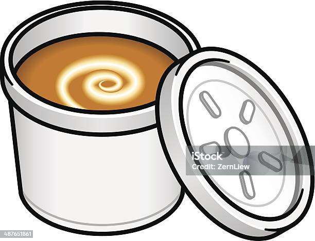 Takeaway Pumpkin Soup Stock Illustration - Download Image Now - Container, Cream - Dairy Product, Exercising