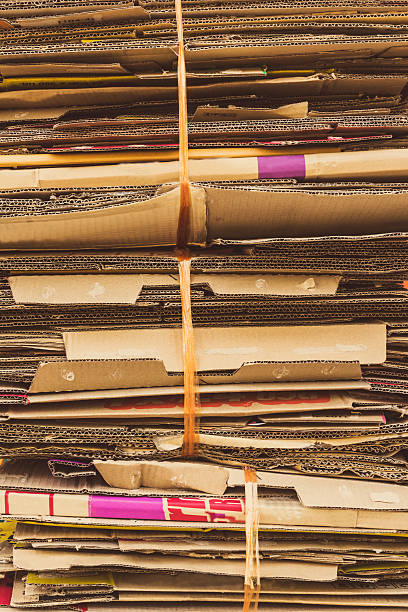 istock pile of old cardboard boxes for recycling 487651957