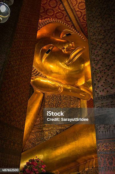 Reclining Buddha Stock Photo - Download Image Now - 2015, Architecture, Bangkok
