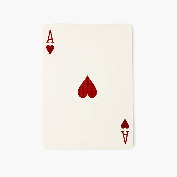 istock Ace of hearts playing card 487653260