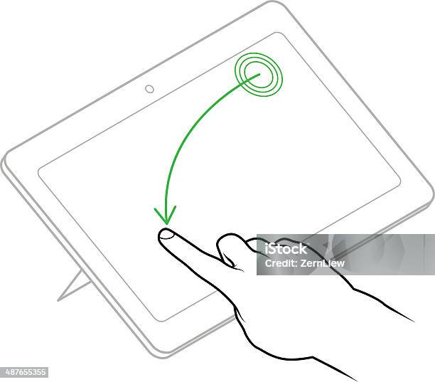 User Interface Gesture Stock Illustration - Download Image Now - Accessibility, Advice, Communication