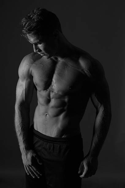 istock Male Fitness Model 487655448