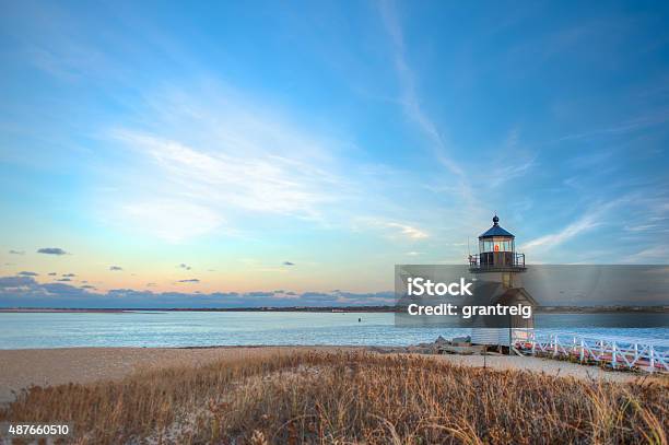 Brant Point Lighthouse Nantucket Ma Stock Photo - Download Image Now - Cape Cod, Lighthouse, Nantucket