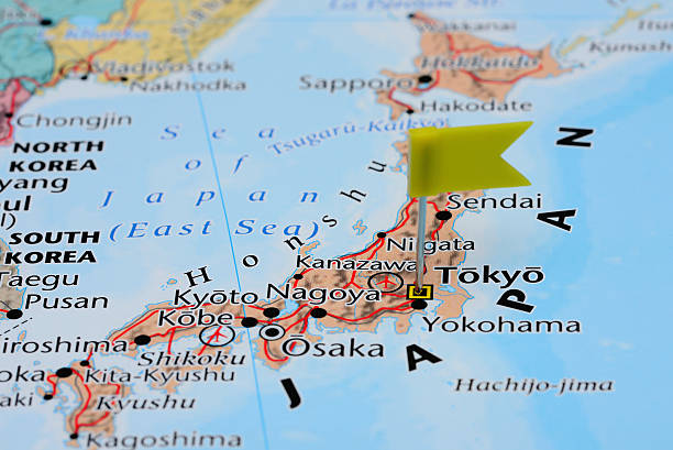 istock Tokyo pinned on a map of Asia 487667242