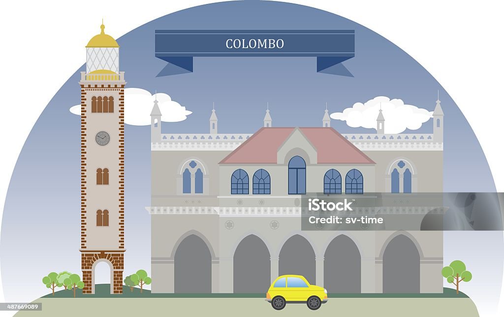 Colombo Vector Image Colombo Sri Lanka Stock Illustration - Download Image Now ...
