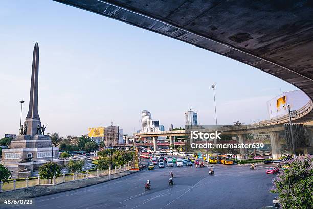Victory Monument In Thailand Stock Photo - Download Image Now - Victory Monument - Bangkok, Ancient, Architecture
