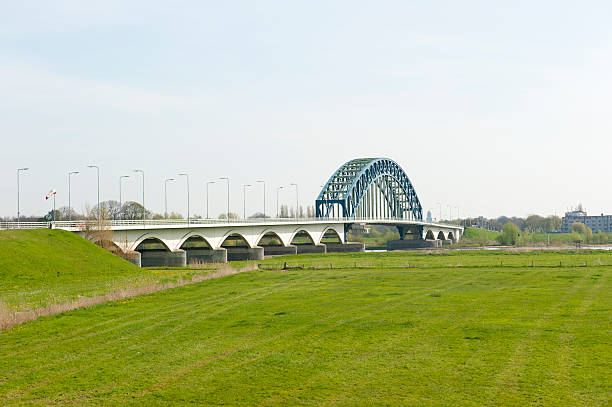 istock Pillars of highway bridge over river 487671173