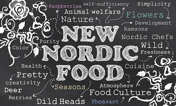 New Nordic Food stock photo