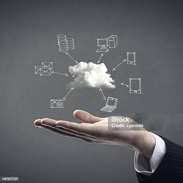 Cloud Computing Stock Photo - Download Image Now - Business, Cloud Computing, Adult