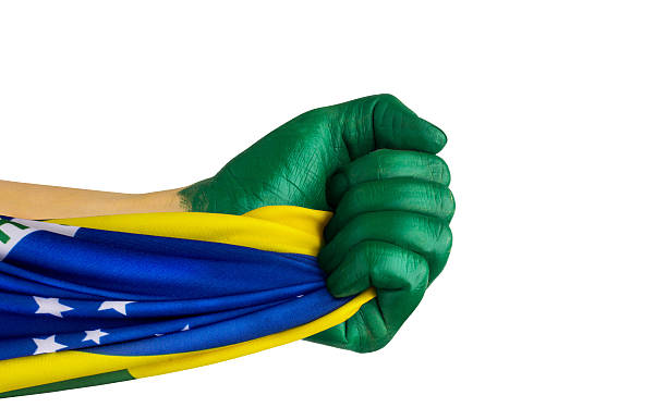 istock Brazilian fans patriot 487673103