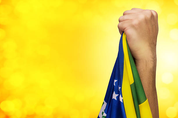 istock Brazilian fans patriot 487673579