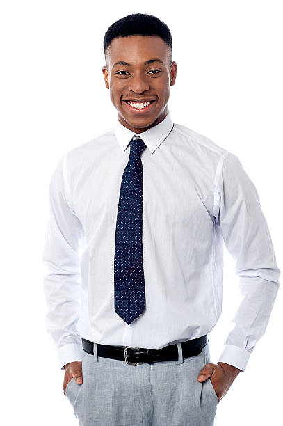 istock Young stylish smiling sales executive 487674147
