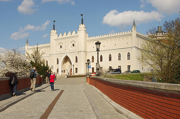 Lublin castle stock photo