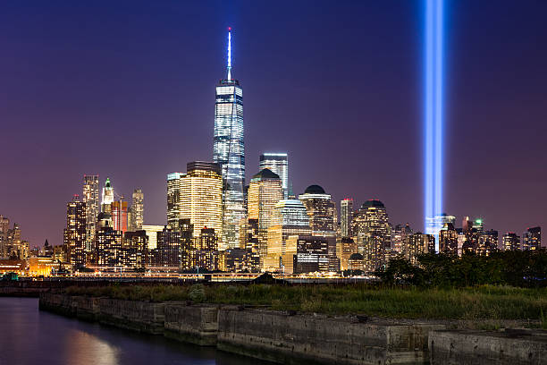 istock Tribute in Light over Lower Manhattan, New York City 487685292