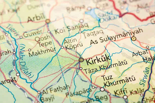 Kirkuk Iraq Map