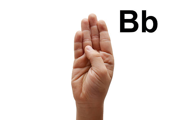 Intention expressed only by hand gestures.