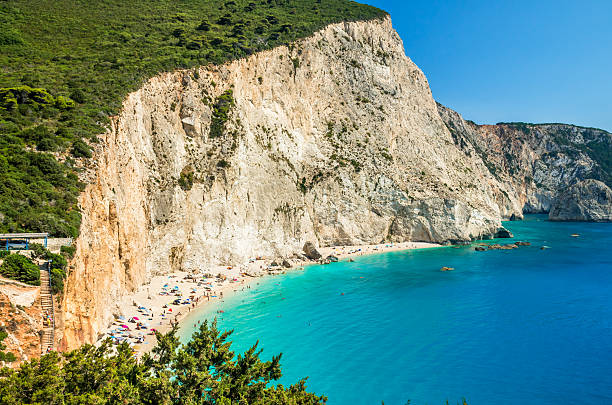 istock Porto Katsiki beach in Lefkada island, Greece 487691754