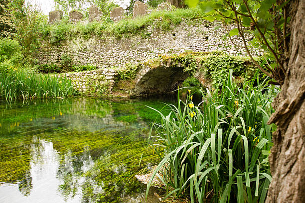 istock Bridge At Garden Of Nympha 487692679