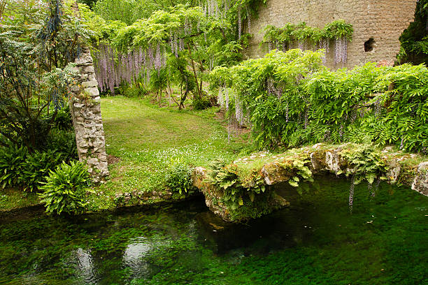 Bridge At Garden Of Nympha