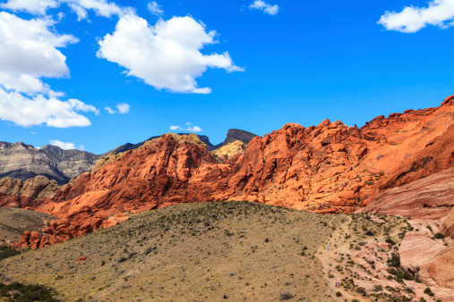 red rock formation at red rock canyon las vegas nevada