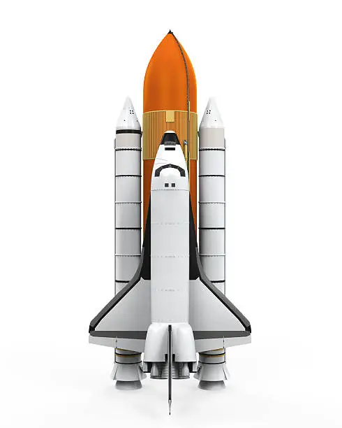 Photo of Space Shuttle Isolated