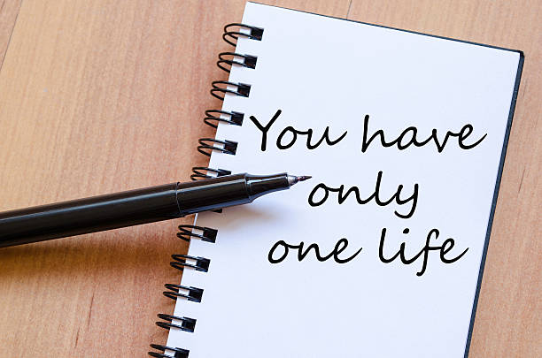 istock You have only one life text concept 487696510