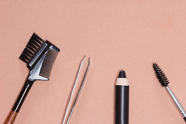 istock Accessories for care of the eyebrows 487696788