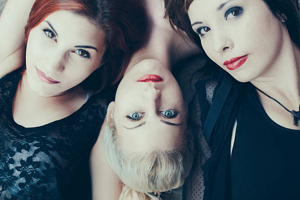 istock Portrait of three young women 487696842