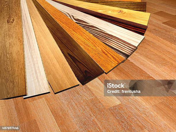 New Oak Parquet Of Different Colors Stock Photo - Download Image Now - 2015, Artificial, Business Finance and Industry