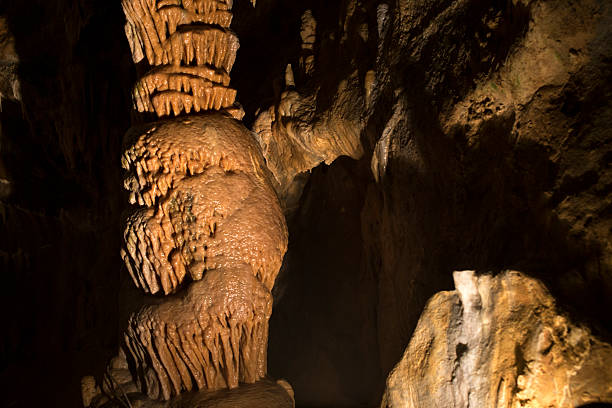 istock Stalagmites and stalactite.  toirano Caverns National Park,    Italy 487697748